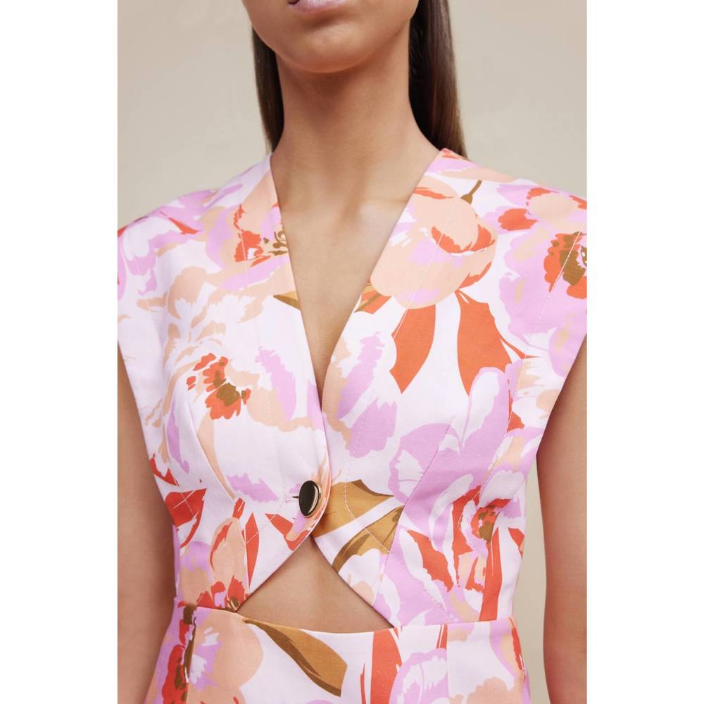NEW ACLER quincy dress in peony harvest - Picture 4 of 4
